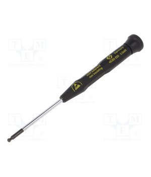 T4838XESD30 Screwdriver: precision; hex key; HEX 3mm; Blade length: 60mm; ESD G4G6GddCHnf1PrQ1PWJkdXRLwr1ODACtbzlx3eGC82E