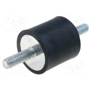 DVA.1-25-25-M6-18-55 Vibration damper; M6; Ø: 25mm; rubber; L: 25mm; Thread len: 18mm j_KnaU37VGrGvwCcC9Cc8rSBkLN2UQutXUhWJu5ldPw
