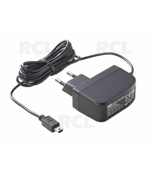 Strāvas padeve AC 230V => DC 5V 1,2A USB tips B, 1,8 m, SYS1638-0605-W2E (mini USB)

 AMS0512_USB2.jpg