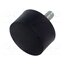 DVA.4-50-25-M10-28-55 Vibroisolation foot; Ø: 50mm; Thread len: 28mm; steel; H: 25mm uXbNYJlq9mvu6bel2RSRLHhzMbvBijVIDQevcMHSKaE
