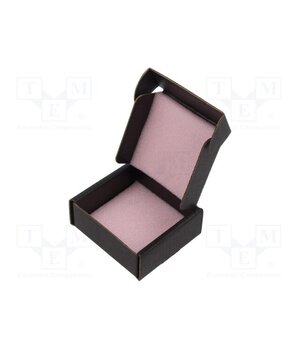 25-402-0110 Container: box; with foam lining; ESD; black; cardboards GBd7F8qI8MA8HdFO7OCbf9OZDpeDCckenBg8ouQqv0Q