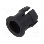 C-104 LED holder; 3mm; one-piece; black; UL94V-2; L: 5mm; polyamide b_7e3h6D-refM7ly-adAGgUxDxEqQHqk1HiXWE0wb2w