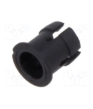 C-104 LED holder; 3mm; one-piece; black; UL94V-2; L: 5mm; polyamide b_7e3h6D-refM7ly-adAGgUxDxEqQHqk1HiXWE0wb2w