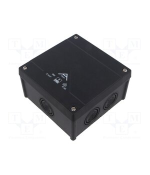 80602001 Enclosure: junction box; X: 127mm; Y: 127mm; Z: 70mm; IP66; black e8EuoIdwWnI-6WIiwFofuPQbiGGQQwV_etU_2NUWbao