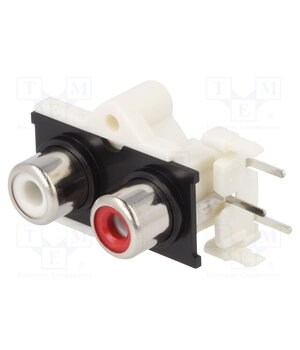 FC68405 Connector: RCA; socket; female; double; angled 90°; THT 0hkAHWKDHVIOdJKxiqXfNHsZBuoTm_M_mw_x8Odawlk