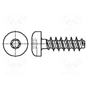 3205123 Screw; for plastic; 1.8x6; Head: cheese head; Torx® PLUS; 6IP; zinc 0bwAhe4SJkevr65RPhHwe8l9ksV-jmpaTr5MohqwOG8