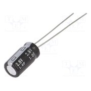 BRP002R8L105FD Supercapacitor; THT; 1F; 2.8VDC; ±20%; Ø6.3x12mm; 300mΩ; -40÷65°C 4AGs1Wh6HAPWNFaXKLDX1sYyUhWATzlKgYGERPjFUwI