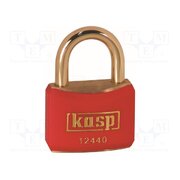 K12440REDD Padlock; shackle; brass; Protection: low (level 4); A: 40mm; B: 21mm ebWnLRtlt3WRV3bWQog0Fg8iM2QiUeqSQnWJZskBQK4