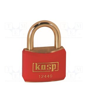 K12440REDD Padlock; shackle; brass; Protection: low (level 4); A: 40mm; B: 21mm ebWnLRtlt3WRV3bWQog0Fg8iM2QiUeqSQnWJZskBQK4