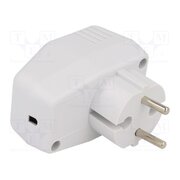 KM-46 GY Enclosure: for power supplies; X: 45mm; Y: 70mm; Z: 40mm; ABS; grey loYCpulXiuBQVtNWB2YSrPZ5jBmKh6Ho3AIWQl9w9Gg