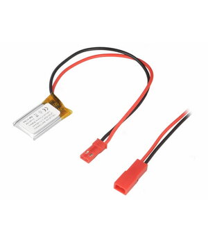 Uzlādējama Li-Po 3,7 V 85 mAh baterija, 3 x 15 x 25 mm, JST SYR-02T ligzda

 BALP031525.jpg