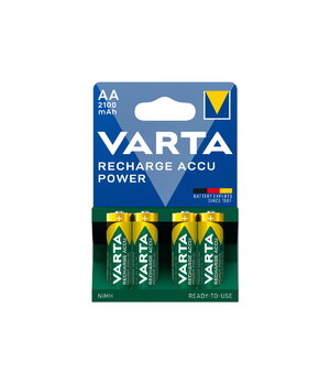 UZLĀDĒJAMA BATERIJA VARTA Ni-MH 1,2 V 2100 mA, Ready2Use

 BVA621RU+1.jpg