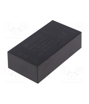 AME60-48SVZ Converter: AC/DC; 60W; Uin: 85÷264VAC,100÷370VDC; Uout: 48VDC; 86% 4tZ3X66ATFYwGedrlFCJcbAcKbNm4MrrKoYWIZFrqqk