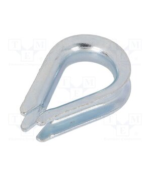 KU.6 Thimble for rope; steel; for rope; Ørope: 6mm; zinc; DIN 6899B NITQJ-ckdkSq6_sT_YM2kaMTnzCMCLZNpsqkSFHcMgU