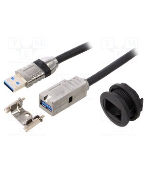 09454521970 USB socket; 22mm; har-port; -25÷70°C; Ø22.3mm; IP20; black hoJzm9JGnBdyfauZ18v2EpqRXzXtb90N2kILUwrlZs4