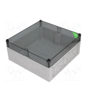 74500201 Enclosure: junction box; X: 300mm; Y: 300mm; Z: 132mm; polycarbonate kjLx4yfj5mpWIFbiqf3sY94t83cfNhv__y-FbLO0J5U
