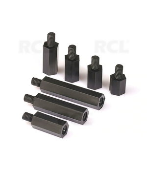 SPACER M3x6mm neilona skrūve/vītne, vītne, garums 6mm

 IIST06N.jpg