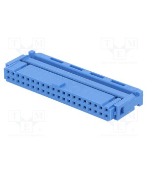 1-1658527-3 Connector: IDC; plug; female; PIN: 40; angled; IDC; for ribbon cable I4pI6z784d01Hea3dMKsgOezEkgbWpKJRORyRxrHQUw