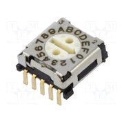 ERD716RLZ Encoding switch; DEC/BCD; Pos: 16; SMT; Rcont max: 200mΩ; 5.1Ncm LMq3VYUl4Ii6vuP0Z5kQB_pwiK8rNrLJm5iZQXifHk8