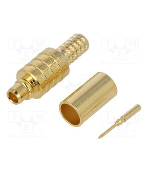 RF12-06-T-02-50-G Connector: MMCX; plug; male; straight; 50Ω; RG174,RG188,RG316; PTFE r-WsNpZd1fSntANRg9kS689xnsexRBTskrjRJQgRHSs