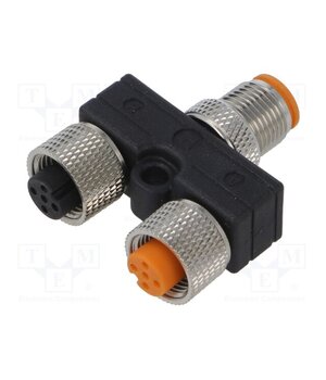 2785 T adapter; PIN: 5; IP67; Y; M12 male,M12 female x2; Polarisation: A voj3Jem_giAWZjFxE5oEUL0ylkGveASCpkv2PfF2Bdg