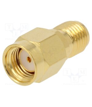 132171RP-10 Coupler; RP-SMA female,SMA female; reverse; straight; 50Ω; PTFE 3S7xQ3x0HdcM8p7zJnBBZwmQDF1gcUOwR9dWtdA6aFA