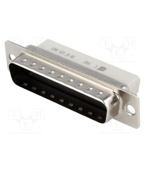 09670255601 Connector: D-Sub; PIN: 25; plug; male; for cable; straight; crimped 6NQeSdjwSqhS6HdwiGUjyb7jF5xKCPTsBzn4dDX-wN4