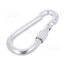 KSZ10100 Carabiner; steel; for rope; L: 100mm; zinc; 10mm; with protection gCYMgYNyXsj5amJzOMF417g4DcBKilV7NglHeoBMI8E