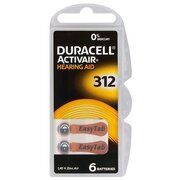 BATERIJA 1,45 V 180 mAh Duracell ActivAir 312 MF, Ø7,9 x 3,6 mm, 6 gab.

 BDK312.jpg