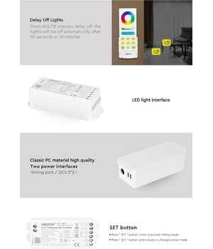 LED RGB Wi-Fi kontrolieris FUT043A+, RGB/RGBW/RGBCCT, 12–24 V, 15 A

 AMLED_RGB4+3.jpg