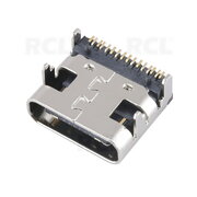 Lizdas USB 3.1 C-type, SMT kampu 90°, 16pin