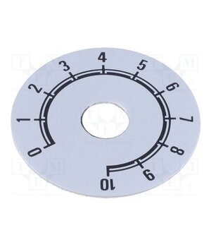 220.101 Scale; Range: 0 ÷ 10; Ø41mm; Øhole: 10mm; aluminium oMRCxRbIvTpI2vJu1obBr2io397yNnVYNHwo0NeQ48o
