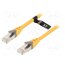 IBHYD Patch cord; RJ45 plug,both sides; S/FTP; 6a; OFC; 0.5m; PVC; yellow CMtXwRm6Z8iKU9c1M8tDpmTK1ajBaH-jyEe4ak7smYo