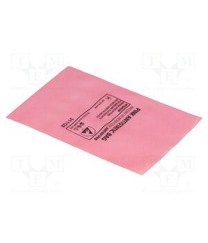 001-0029 Protection bag; ESD; L: 406mm; W: 305mm; Thk: 75um; 100pcs; pink 0omvjRtcbN1NzGqaYYf5V-GmYRQkjwhSuZu03e4aXsA