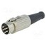 590-0600 Connector: DIN; plug; male; PIN: 6; 240°; straight; for cable; 34V; 2A xoLR7W0zohfMpxhl7SUUrgKYB5LSDHQXdTNZC7u5HN8