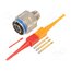 D38999/26FA98SN Connector: military; plug; female; PIN: 3; straight; crimped; 7.5A bnS1qd3zdQ5RVd-2_S39GqKYST6Gn1JDMUF5rNBG_Vw