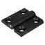 3.ZN60.001-04 Hinge; Width: 40mm; zinc and aluminium alloy; black; H: 40mm 2aUDEkPI7kureB2xUKvvFg1hIu29c51IpNSWUqs-eT4
