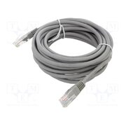 KABSI AL-OEM-303 Patch cord; RJ45 plug,both sides; U/UTP; 5e; CCA; 5m; grey; 26AWG sKxD16XpVlFp74ZBQPcpM4YVEkJg_StPQlksa9HrVPk