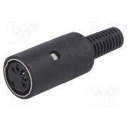 DC-007 Connector: DIN; plug; female; PIN: 5; 180°; straight; for cable zHr9wTLFU-0ntbpeWGbDWv7hvUD73Na5ZTnAhw5O2TY
