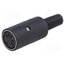 DC-007 Connector: DIN; plug; female; PIN: 5; 180°; straight; for cable zHr9wTLFU-0ntbpeWGbDWv7hvUD73Na5ZTnAhw5O2TY