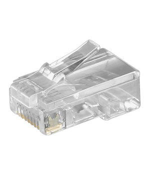 PLUG RJ-45 8P8C, CAT5e, plakanajam kabelim/elastīgajam vadam

 CKI388.jpg