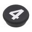 09-0S12.C000237 Button; round; Ø21mm; black; Button marking: 4; 09 WNYlxnGXABdoM5tIta1jN9gvVa0_PacruE7f7AZM018