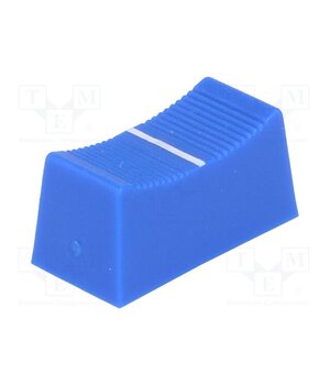 CS1 TYPE A BLUE Knob; slider; blue; 23x11x11mm; Width shaft 4mm; plastic Idtw38Hlw0ZizjghN9KMhFrXWuPHnYfG0A02QlK4myA