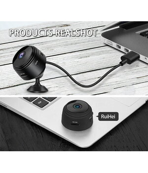 Bezvadu IP kamera mājas lietošanai A9 Mini WIFI HD 1080P Drošība 150° platleņķa

 AVK016+3.jpg