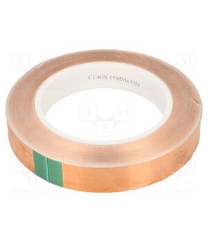 CU 40 19MM 33M Tape: electrically conductive; W: 19mm; L: 33m; Thk: 0.08mm; copper Fq9gUYd14XD0dixIFKSAJUdz0lNY31C-D34vXWXPf1c