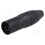 AX4MB Connector: XLR; plug; male; AX; 10A; 133V; PIN: 4; IP40; straight 6PH1SafA5R1xKUQzDxvrpOrBf3HZDSQdlg196lmu9ls