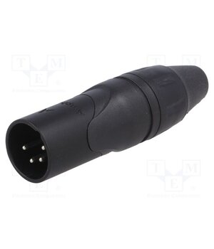 AX4MB Connector: XLR; plug; male; AX; 10A; 133V; PIN: 4; IP40; straight 6PH1SafA5R1xKUQzDxvrpOrBf3HZDSQdlg196lmu9ls
