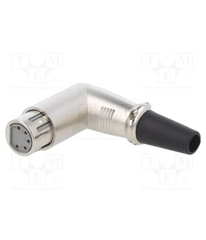 FC60955N Connector: XLR; plug; female; PIN: 5; angled 90°; for cable; silver uSytjDjr-ylqMhmcIbMcPk_TP9P32s-nFgR6KJZFvZA