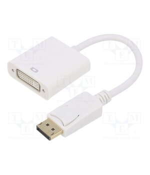 A-DPM-DVIF-002-W Adapter; DisplayPort plug,DVI-I (24+5) socket; DisplayPort 1.1 wJsnFXi_R68omoAewz9fXTcRZX8jd4dqnHOwvAVNHU0