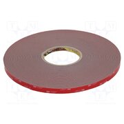 3M VHB GPH 110 12MMX33M Tape: fixing; W: 12mm; L: 33m; Thk: 1.1mm; acrylic; grey; max.230°C naPu4WI5X5GgCP4asOwXeyDPTQfUQvL2DZZj1JGIbKE
